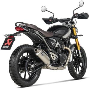 Escape Akrapovic titanio Triumph SCRAMBLER 400 X 2024 / SPEED 400 2024-